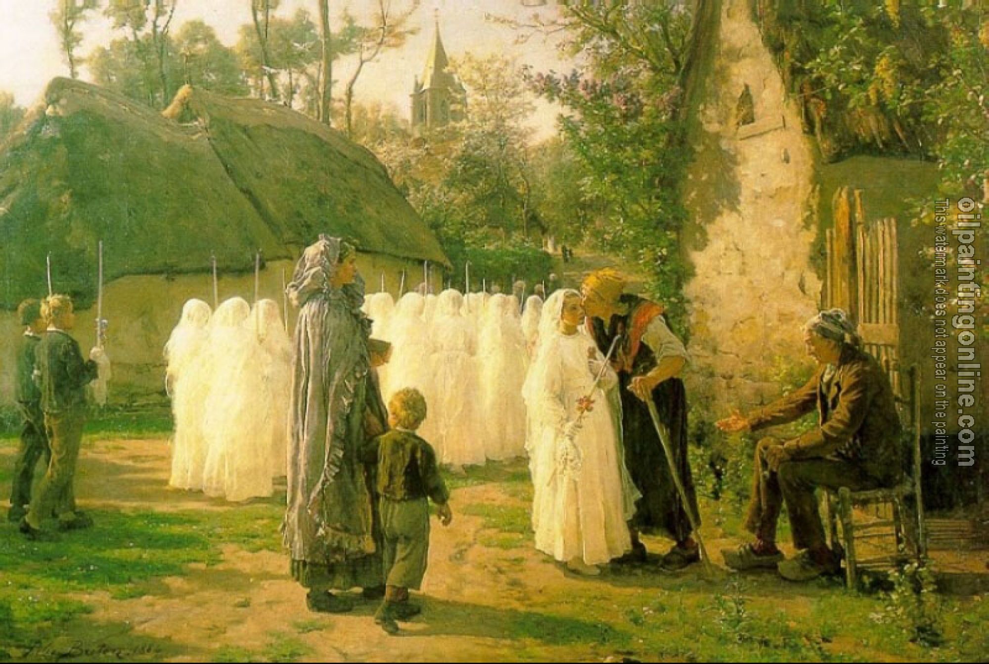 Jules Breton - The Communicants